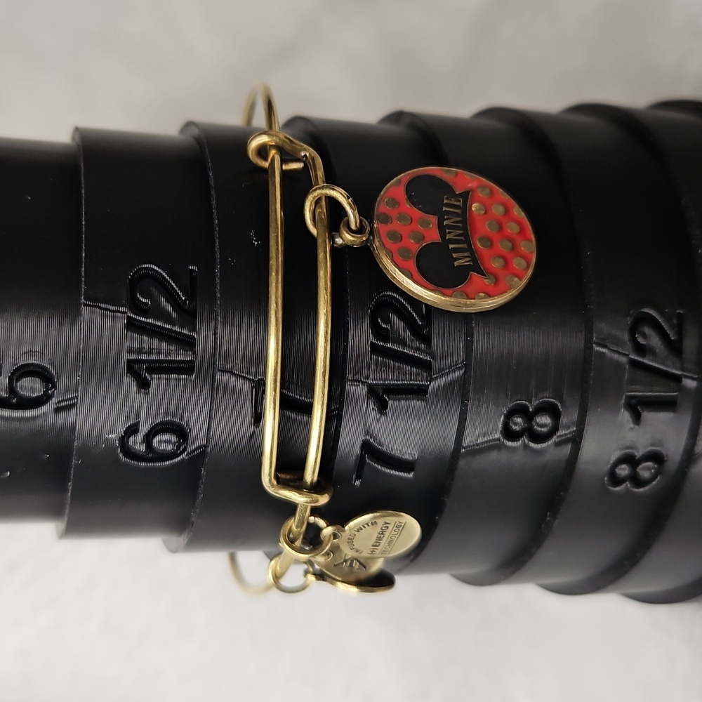 Disney Alex and Ani Charm Bracelet Minnie Mouse Ear - Picture 6 of 6